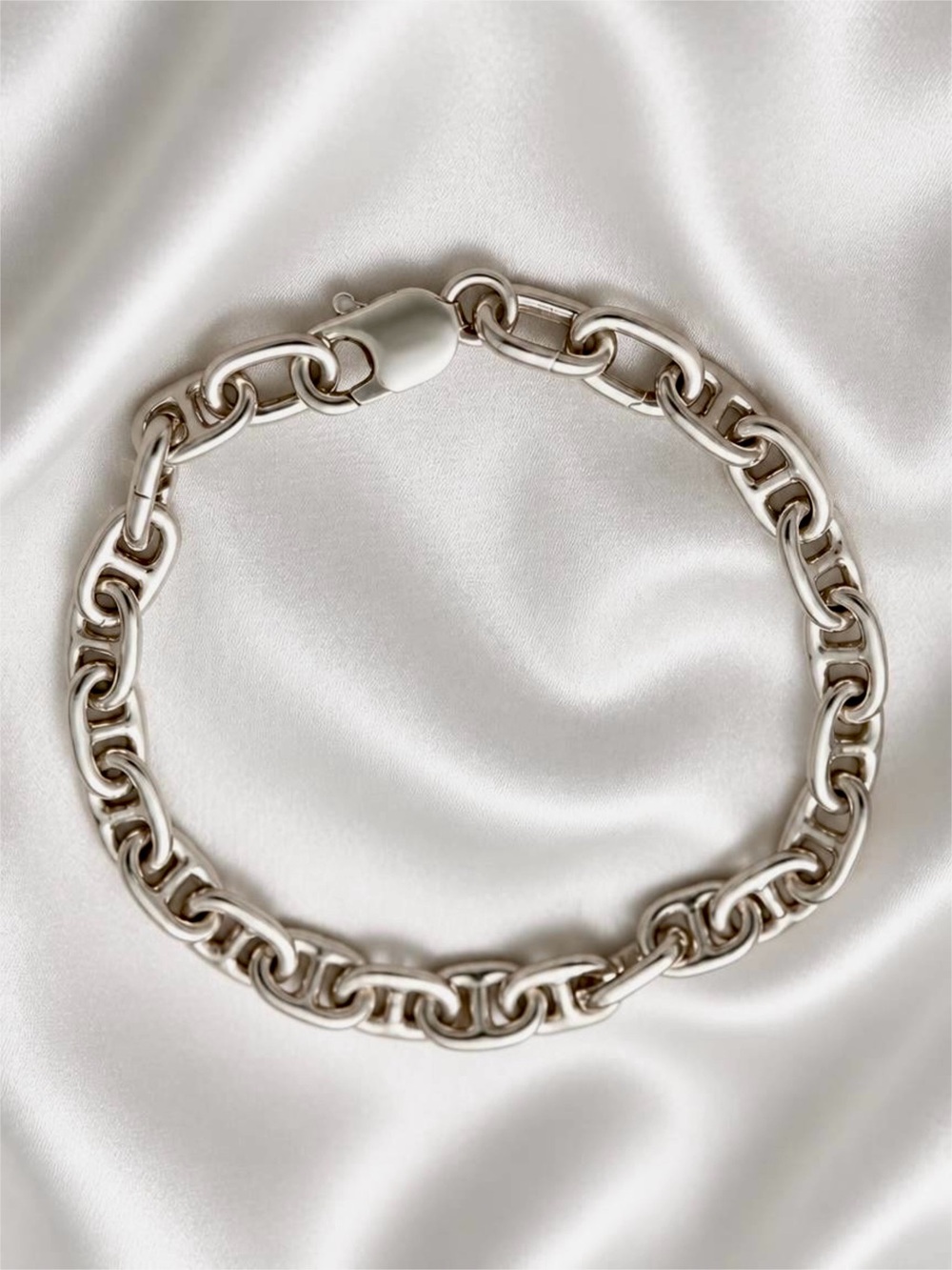 Sterling Silver Mariner Link Bracelet - Picture 2 of 11